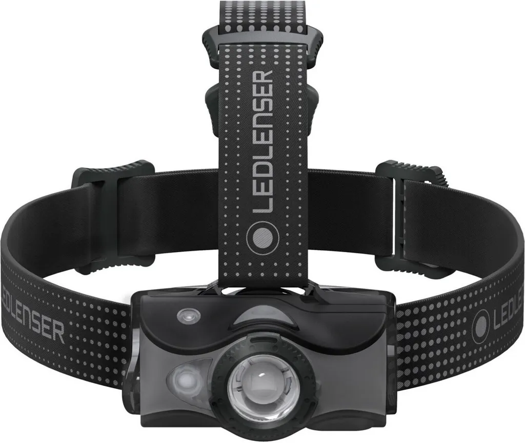Lampe frontale puissante rechargeable LED Lenser 600 lumens focus noir gris