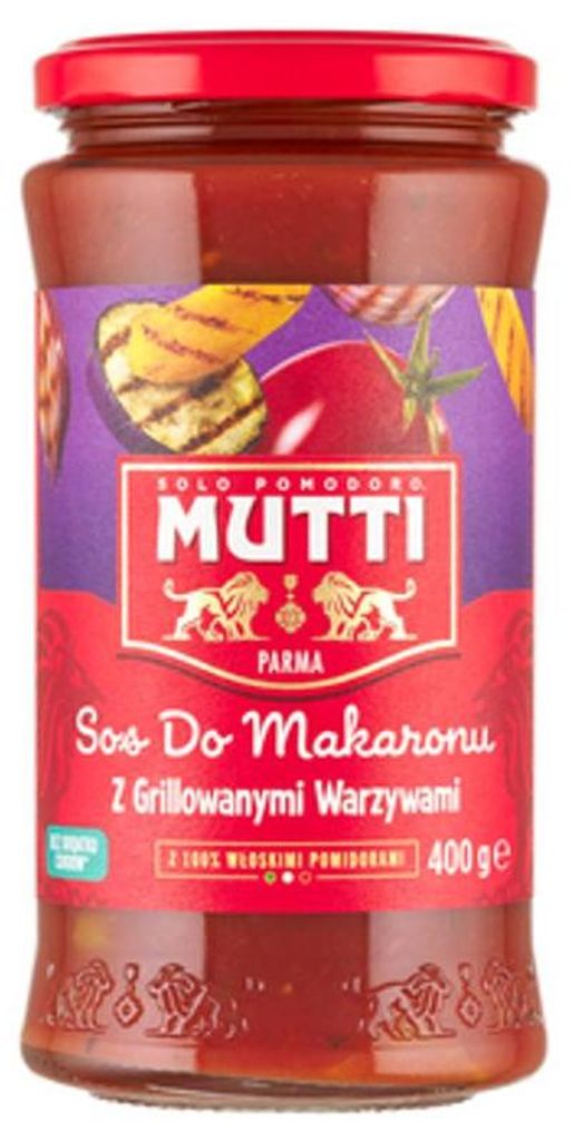 Mutti Sos pomidorowy z grillowanymi warzywami 400 g Zdjęcie produktu 