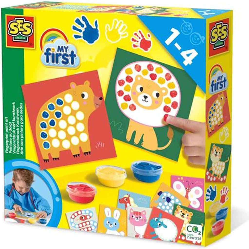 SES Creative My First 14481 - Fingerabdruck Kunstwerk: Spaß Produktbild 