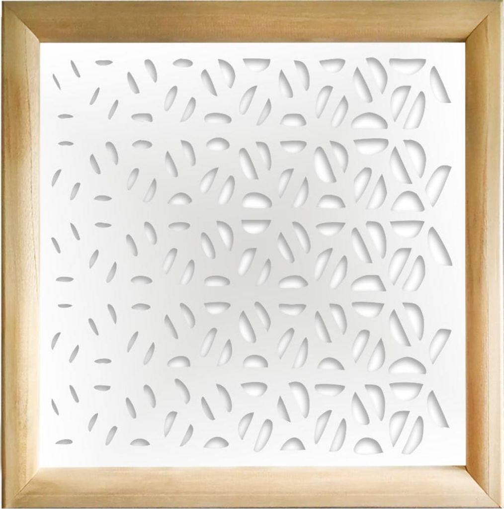 COFFEE - Moduli Decorativi in holz e PVC 73x73 cm weiß
