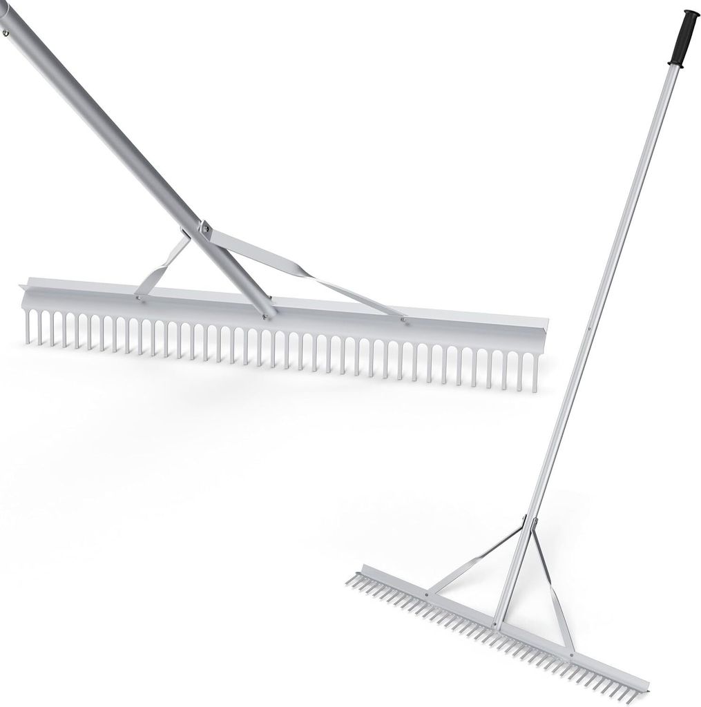 GOPLUS Gartenrechen, Rechen mit 92cm Arbeitsbreite, 36 Produktbild 
