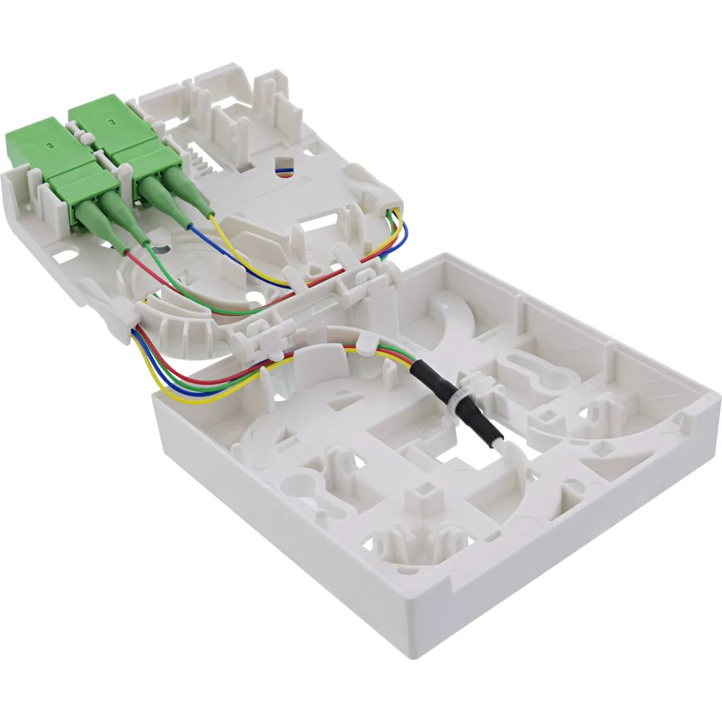 Box Estensione FTTH 10 Metri 4x LC/APC - InLine® Originale per Casa e Ufficio - 3