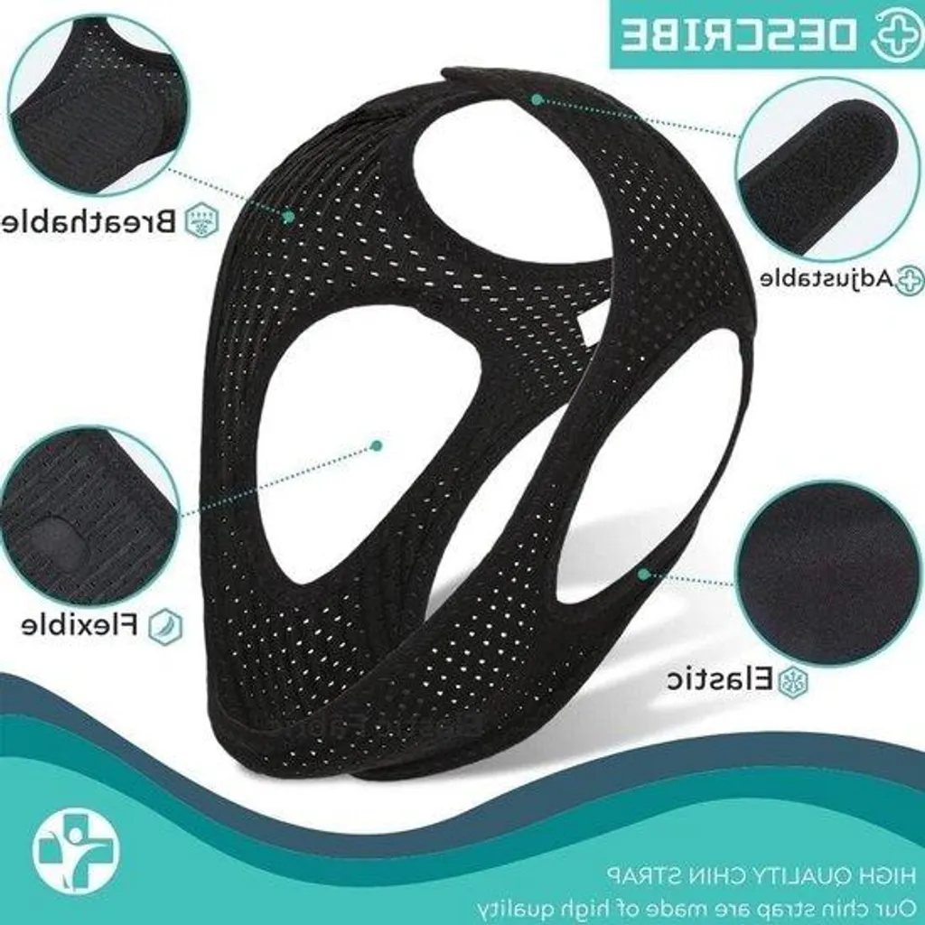 Dispositif anti-ronflement pour bande de menton - Solution Sommeil Calm