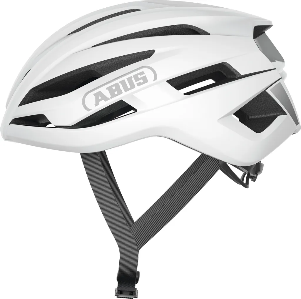 Casque Abus Stormchaser Ace ultra-léger et aéré - Taille S Blanc Polaire