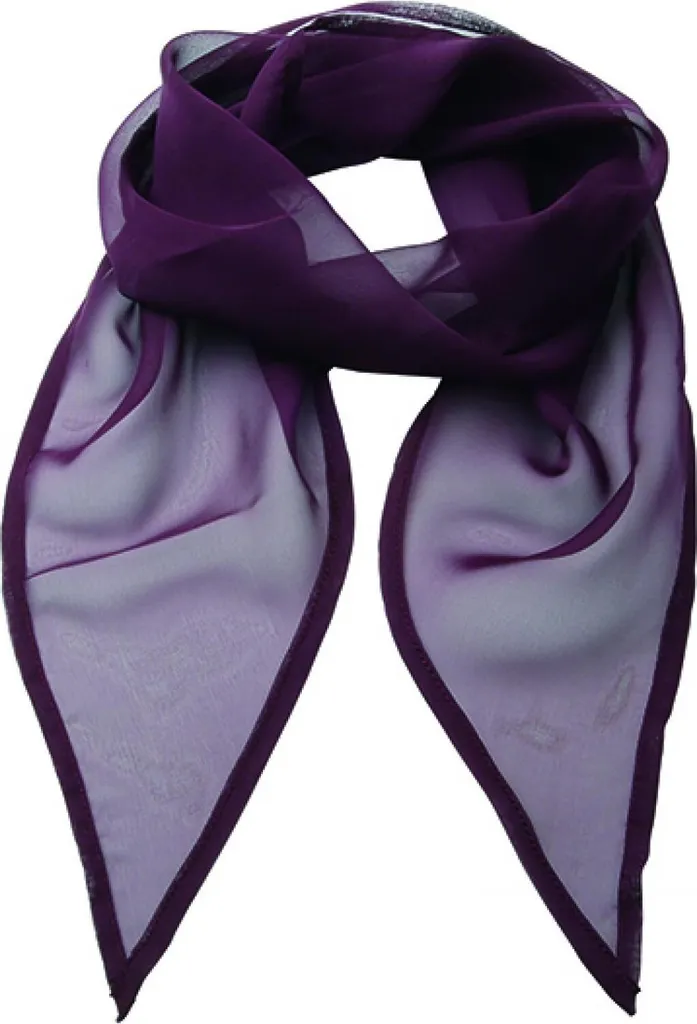 Scheda Prodotto: Sciarpa Chiffon Melanzana PR740 Premier - Qualità Garantita