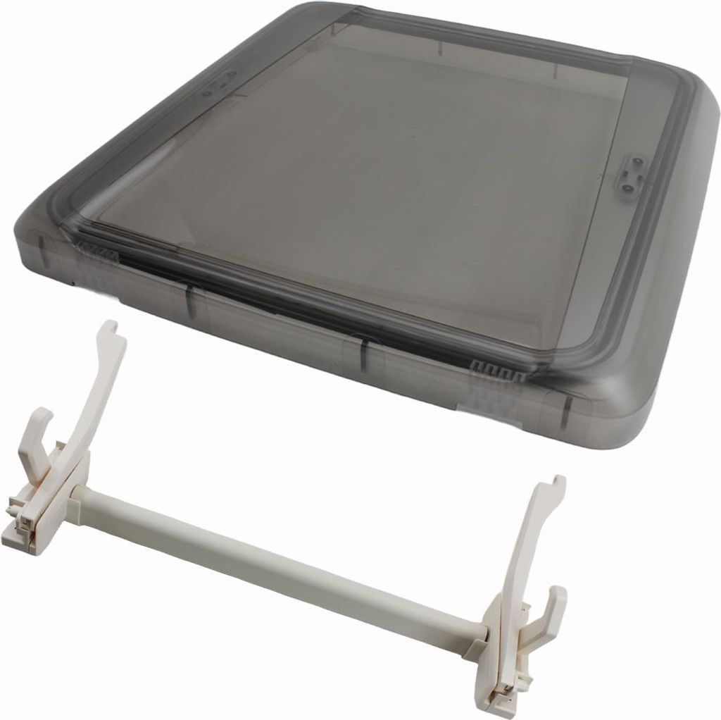 MPK VisionStar M pro II Modell 48+49 Ersatzhaube Dachluke Dachfenster Dachhaube 40 x 40 cm Wohnwagen Wohnmobil Caravan Camper perlweiß