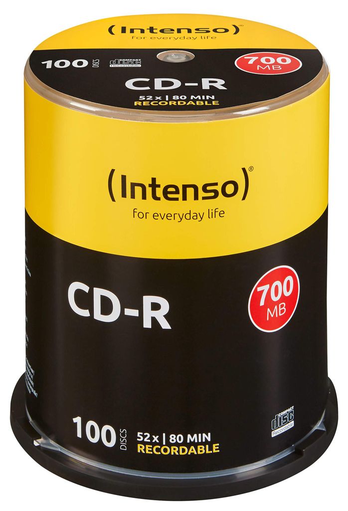 Intenso CD-R 700Mb 52x spindel (100) Produktbild 