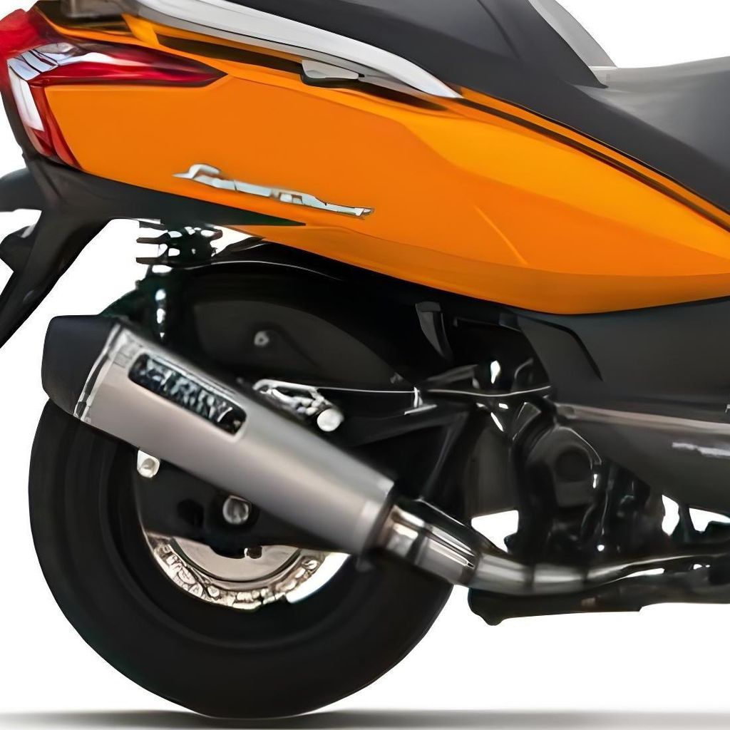 YASUNI Scooter 4 komplette Auspuffanlage