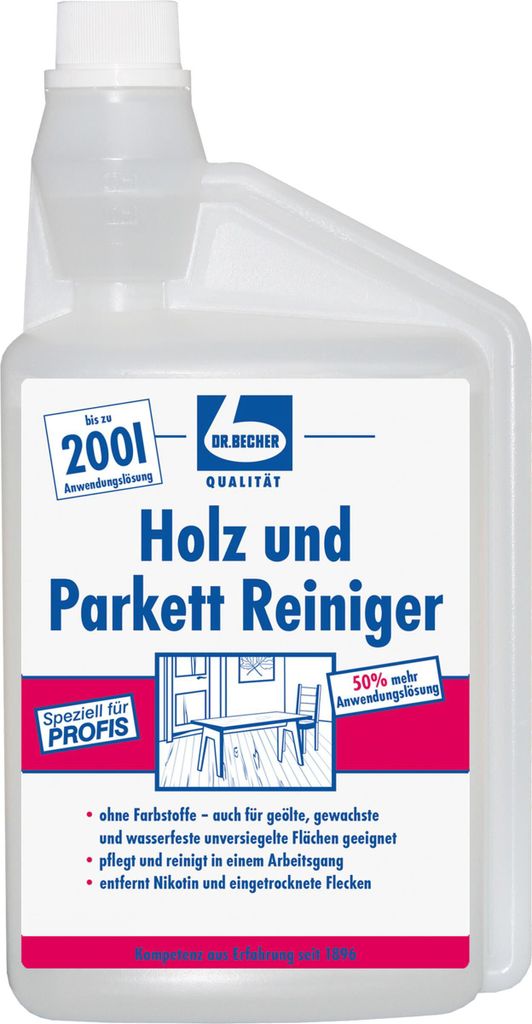 Dr. Becher Holz und Parkett Reiniger 1L (1er Pack)