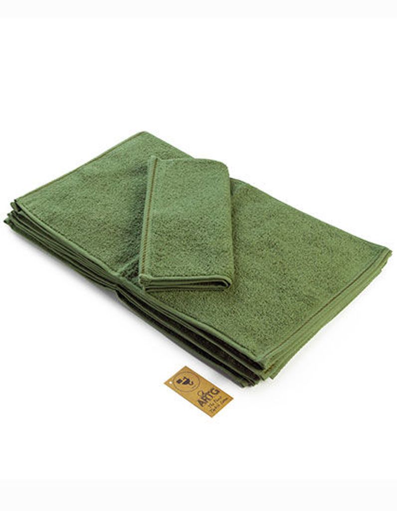 A&R 005.50 | Gästetuch Guest Towel / 30 x 50 cm - Farbe: Army Green - Größe: 30 x 50 cm