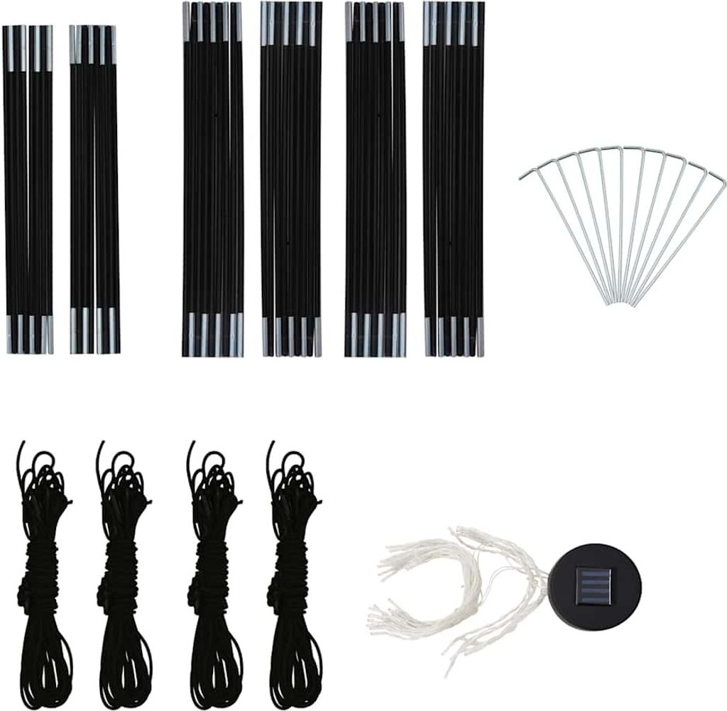 vidaXL Partyzelt mit LED und 4 Seitenwänden 3,6x3,6x2,3 m Produktbild 7