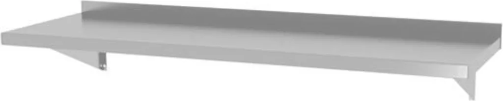 HENDI Scaffale a parete, con 2 staffe, 1200x300x(H)250mm - 1