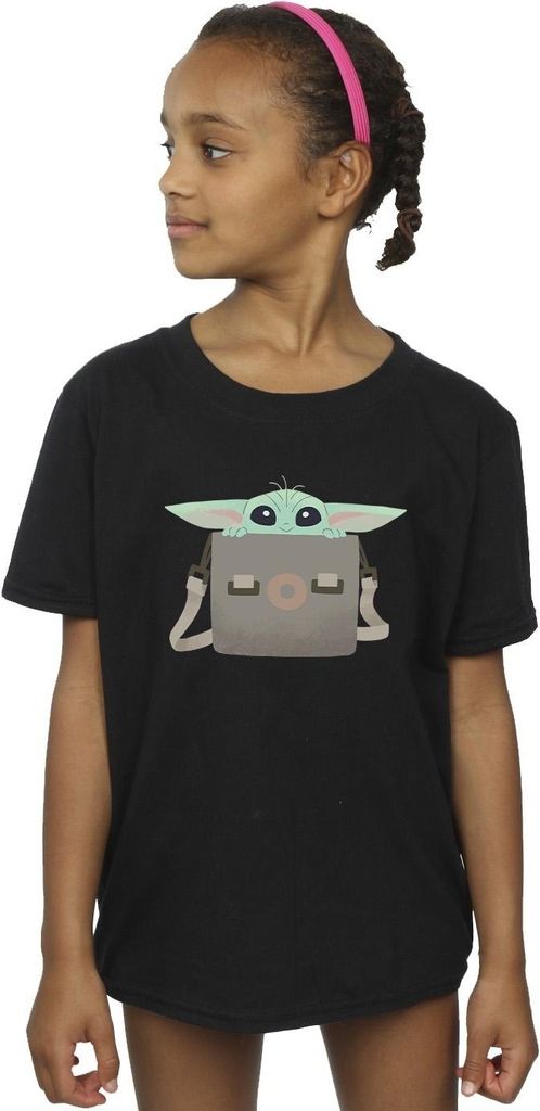 Star Wars - "The Mandalorian" T-Shirt für Mädchen BI39872 (128) (Schwarz)