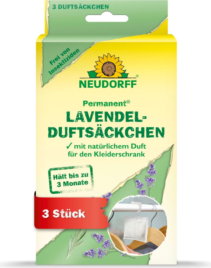Neudorff Permanent Lavendelduftsäckchen - 3 Stück Produktbild 