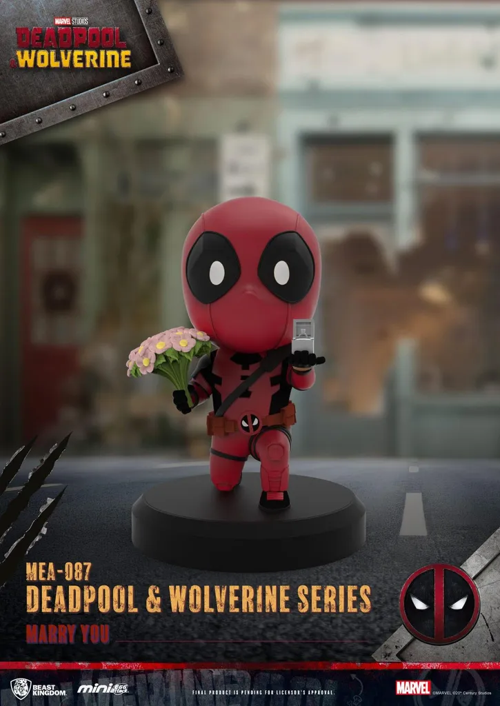 Set de Figurines de Collection Deadpool & Wolverine Marvel Série MEA 8cm