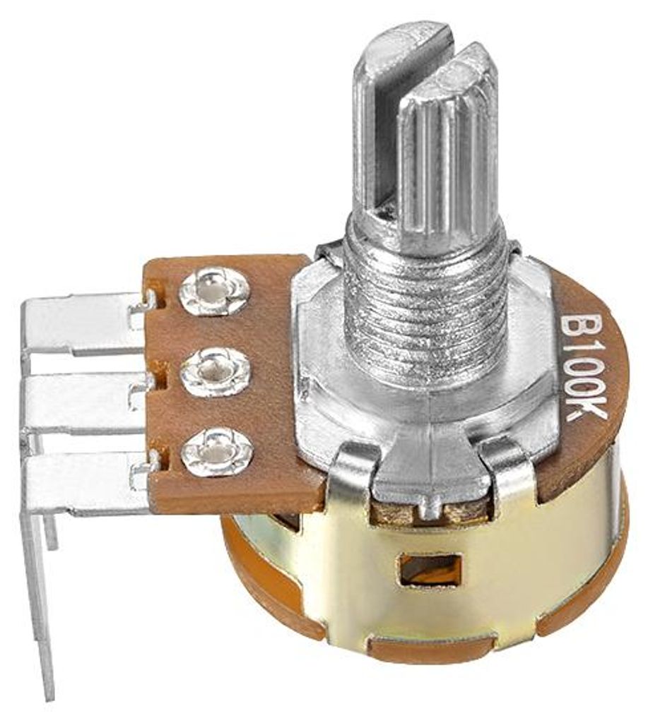 2stk. WH148 Variabel Widerstand Ein Rotieren Kohlen Film Potentiometer B100K Ohm