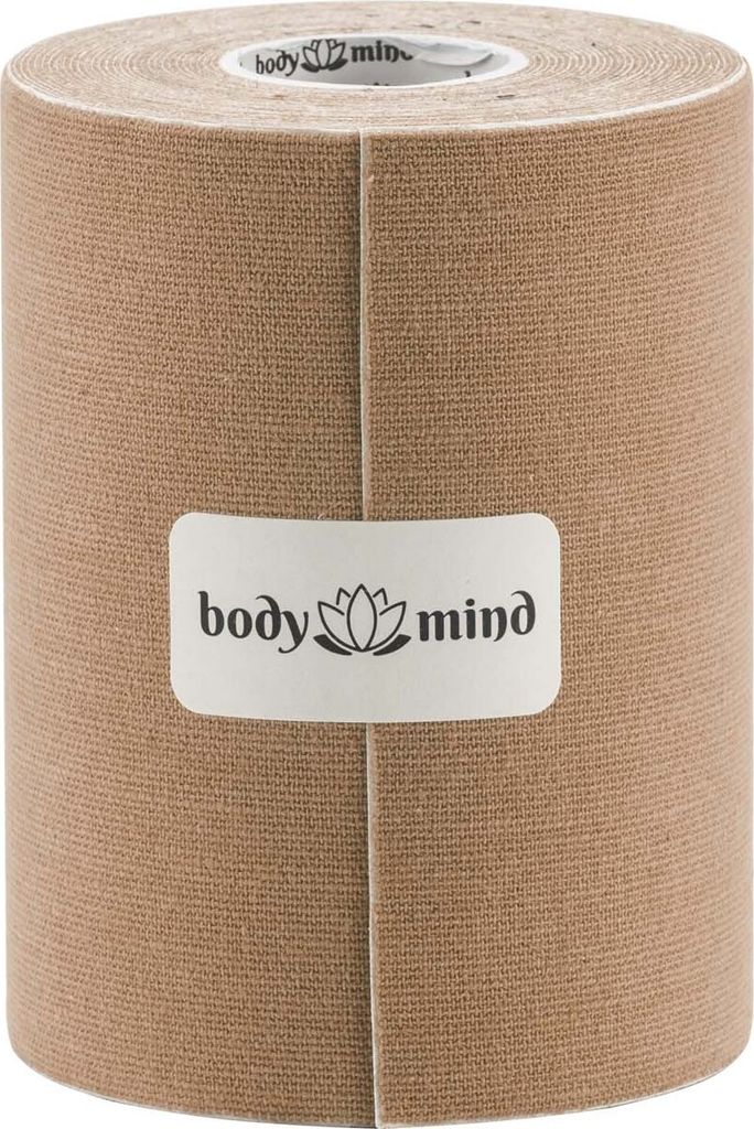 Body & Mind Kinesiotape 10cm x 5m Hautfarben Extra Breit Produktbild 