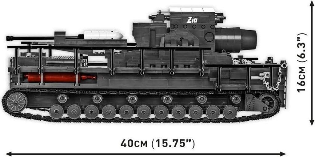 COBI 2560 II WW 60 cm Karl-Gerat 040 "Ziu", 1:28, 1574 k, 5 Obrázek produktu 10