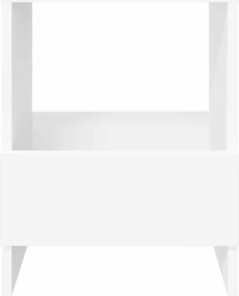 vidaXL Portariviste 2 pezzi Bianco 35x30x45 cm - Ordine e Stile - 7