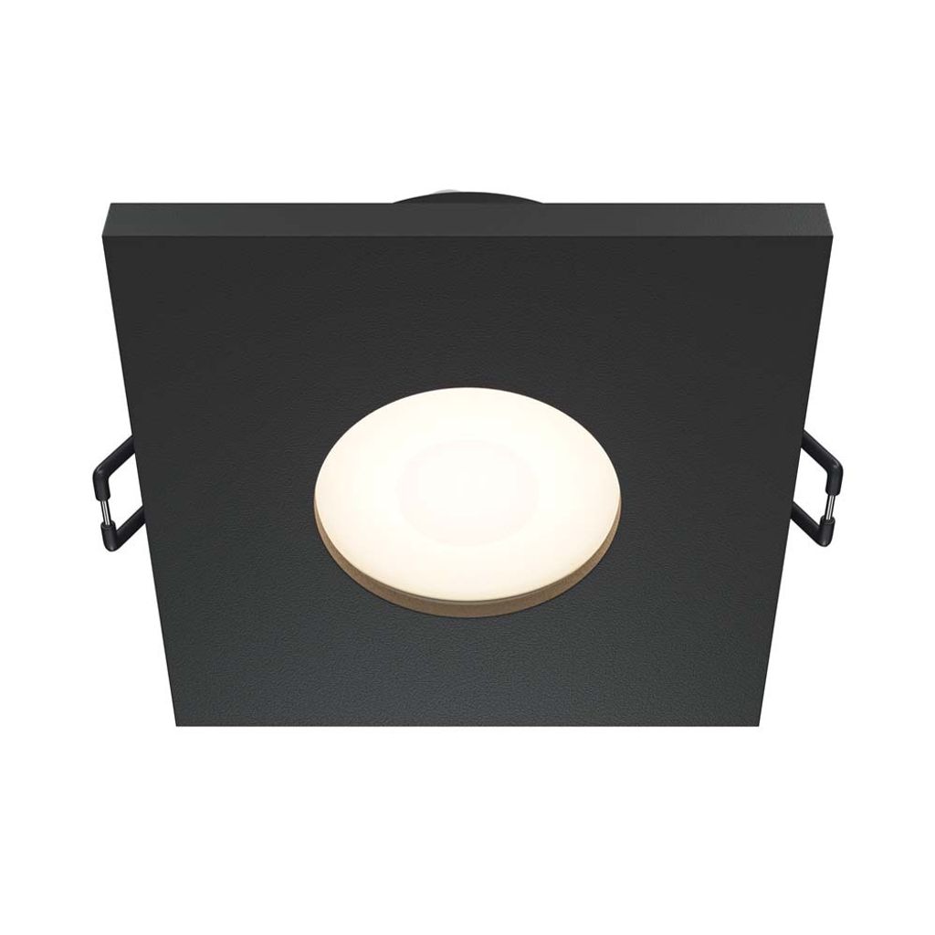 Maytoni Stark Downlight, Einbauleuchte GU10 Schwarz IP65