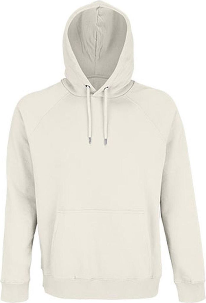 Baumwolle Classics-25.3568 Uni Bio Raglan Kapuzen Sweater Gr. XL off white