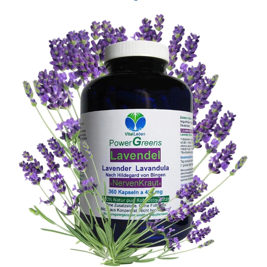 LAVENDEL pur 360 Kapseln Ruhe finden, entspannen, Produktbild 