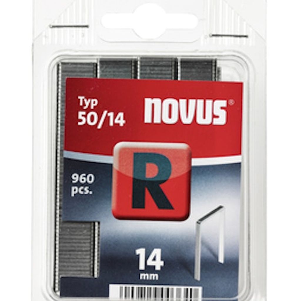 Novus Tackerklammer Typ R 50 14 mm 960 Stück Produktbild 