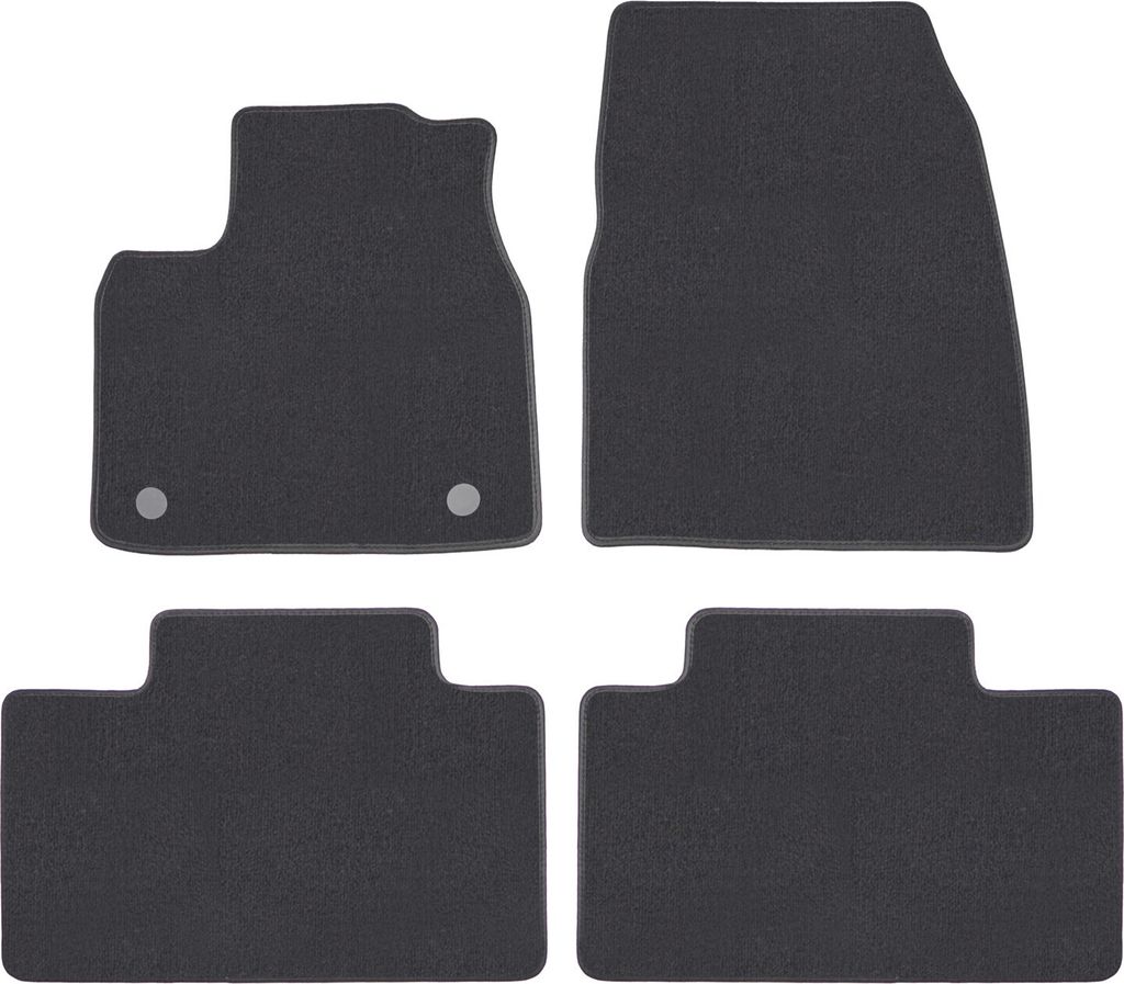 J&J AUTOMOTIVE | Premium Fußmatten Autotepiche Passend Für Austral 1.3 Mild-Hybrid ab 2022 4-tlg, Genaue Passform, rutschfeste Untregrund, mit Be...