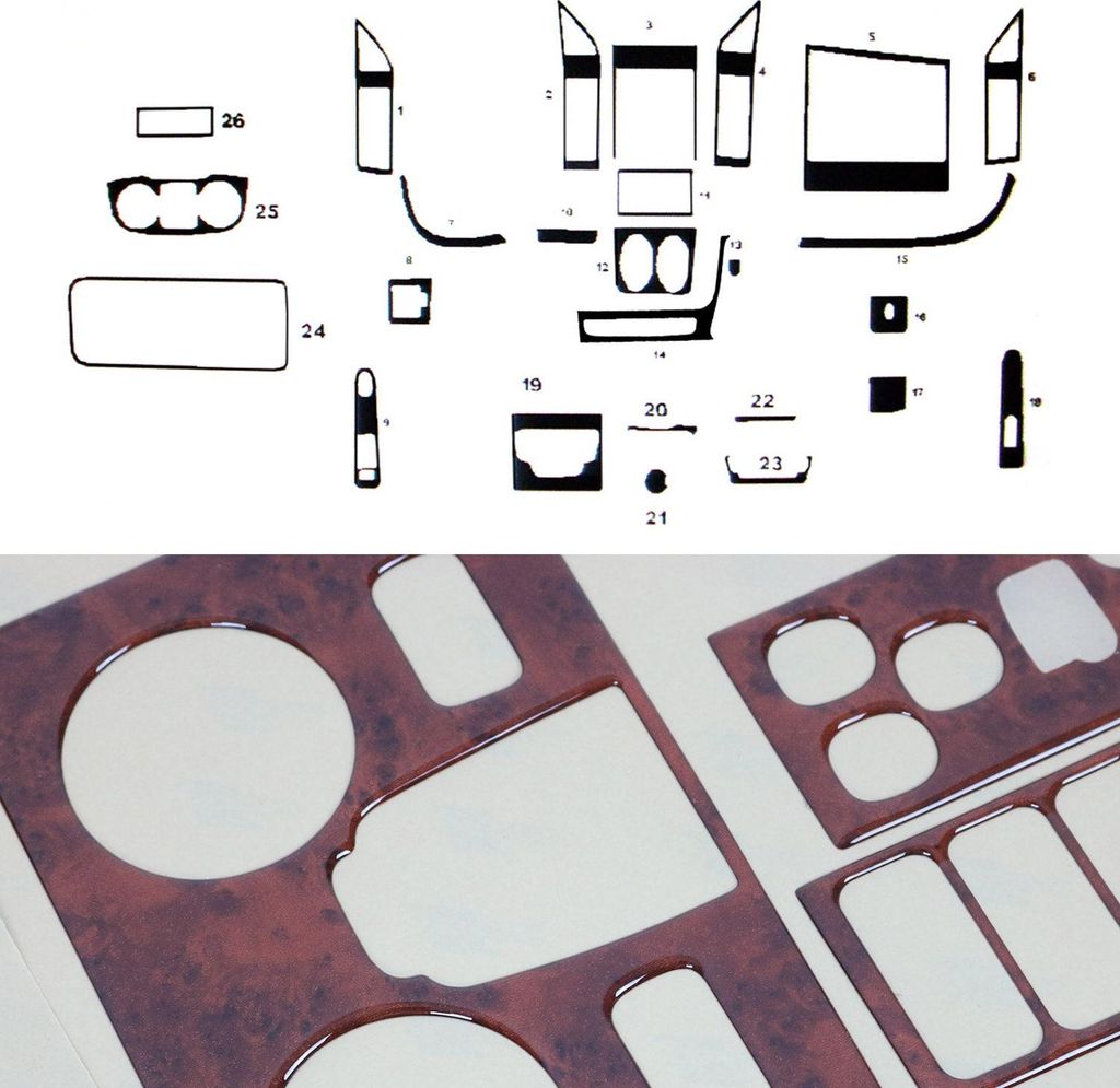 Décor intérieur Cockpit pour Fiat Ducato 2014-2025 optique Image du produit 