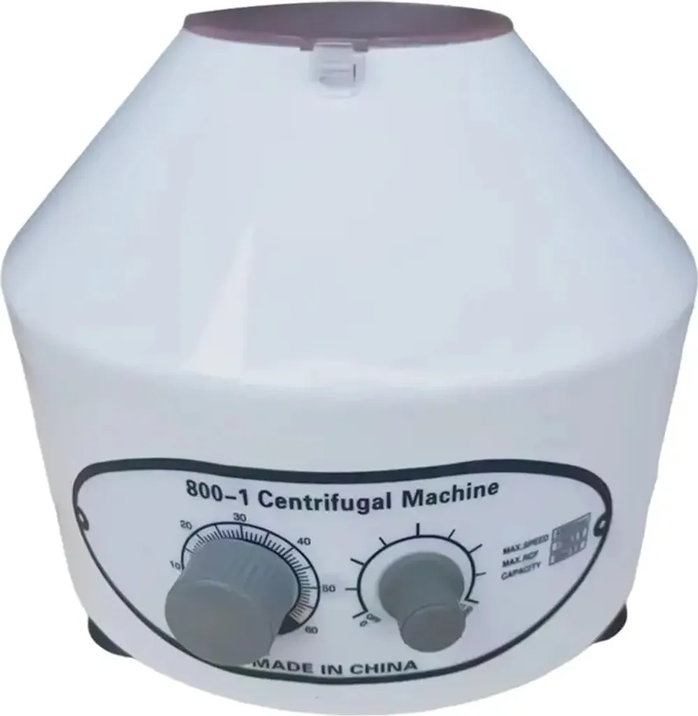 Centrifugeuse de laboratoire à vitesse réglable, force 1790xg, blanc EU