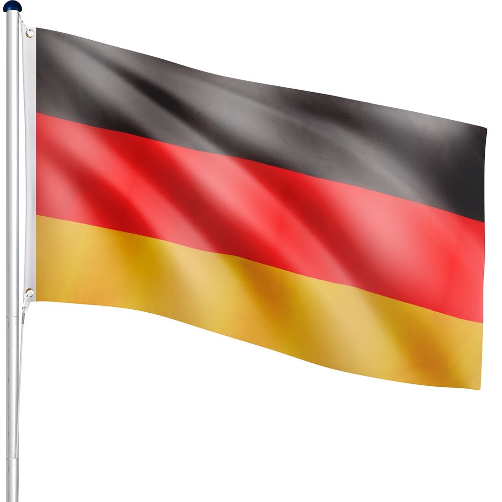 2x Deutschlandfahne mit Adler Deutschlandflagge Hissfahne Fahnen Flaggen 150x90