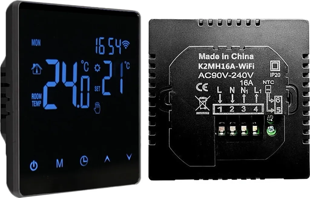 Thermostat WiFi pour chauffage au sol de maison, bureau et hôtel