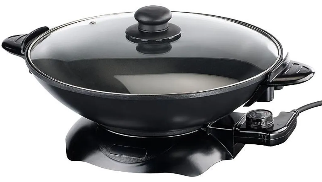 Sauteuse wok électrique conviviale pour cuisine saine et wok de 32cm