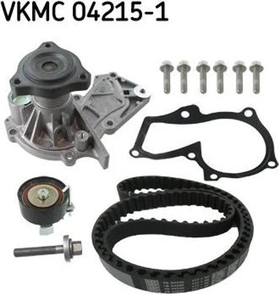 Pompe à eau + courroies SKF VKMC 04215-1 haute performance OE 1004297