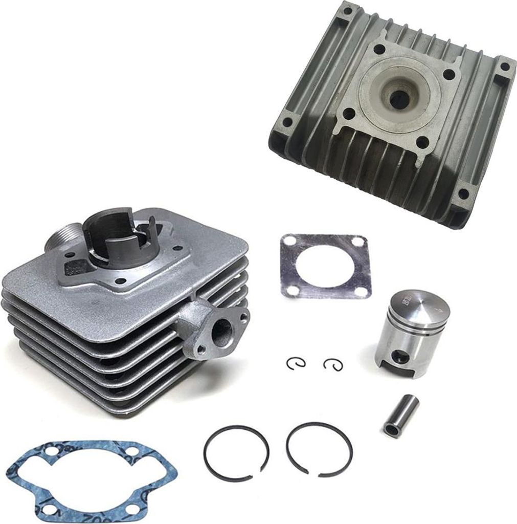 Set Zylinder 50ccm und Zylinderkopf für Simson S51 S53 Schwalbe KR51/2