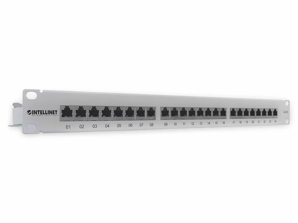 Intellinet 720014 Patch Panel 24 Porte Cat6 FTP Schermato 1U 19"