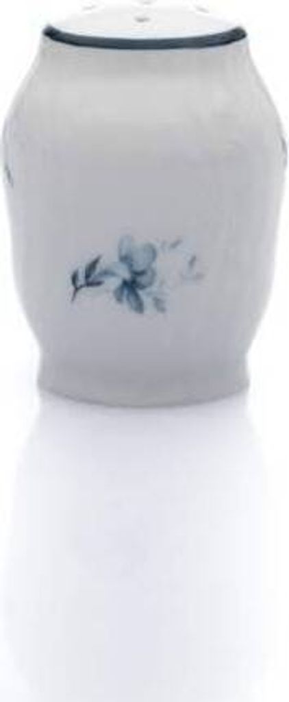 Thun 1794 Pfefferkanne, Tschechisches Porzellan, Bernadotte, blaue Rosetten, Thun