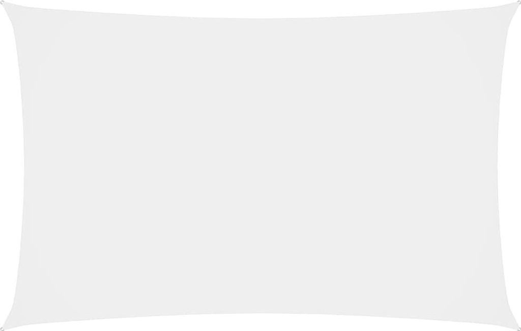Ankonbej Sonnensegel Oxford-Gewebe Rechteckig 3x6 m Weiß