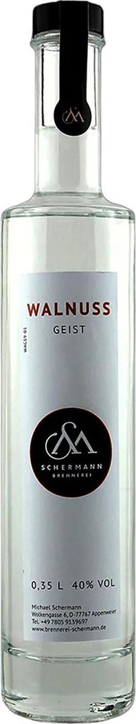 Brennerei Schermann Walnussgeist 0,35l 40% Vol.