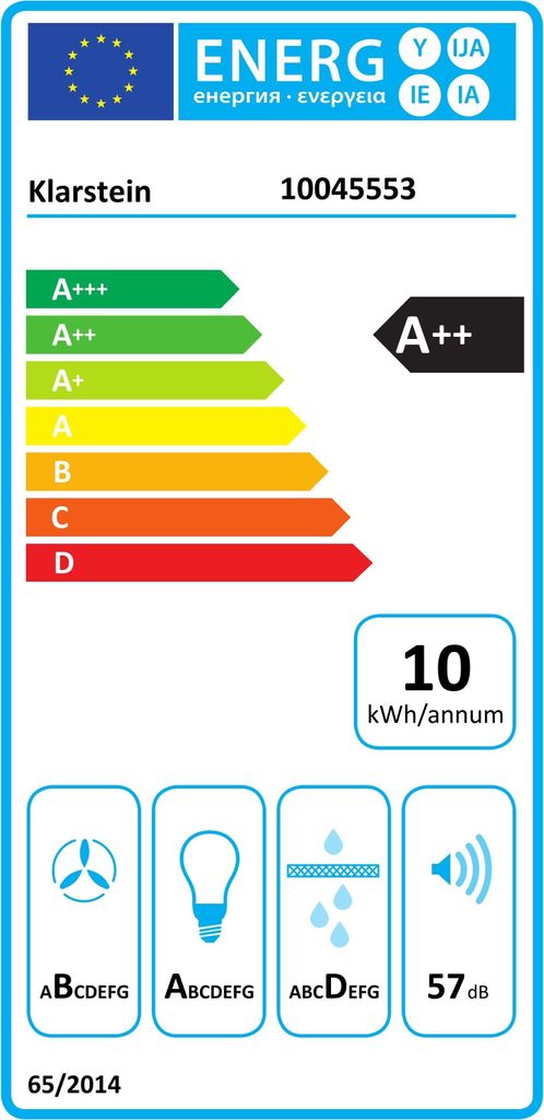 Klarstein digestor, 90 cm, recirkulácia, prietok 305 m³/h, Obrázok produktu 10