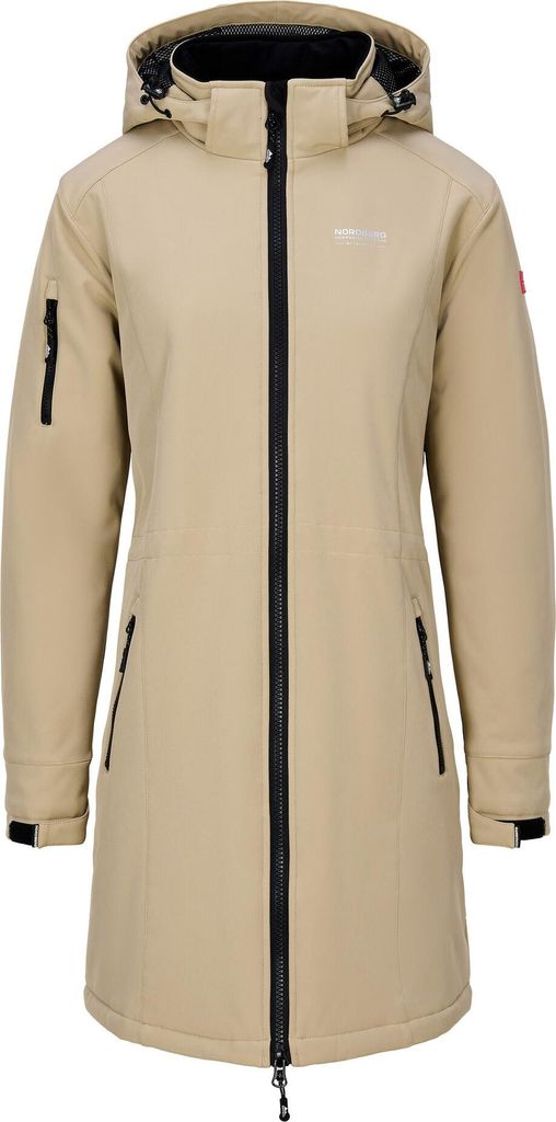 Nordberg GITTE - Langer Wintermantel - Damen - Seneca Rock - Größe M