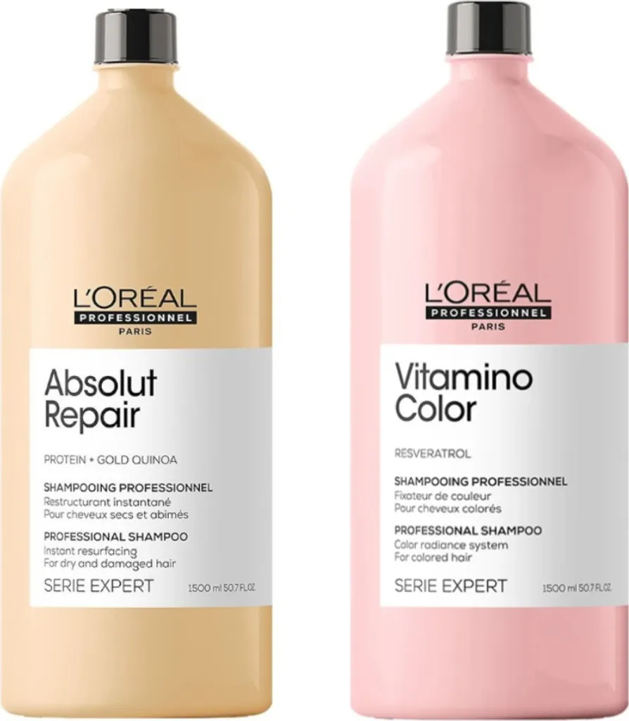 Shampooing L'Oréal cure intense pour entretien des cheveux méchés
