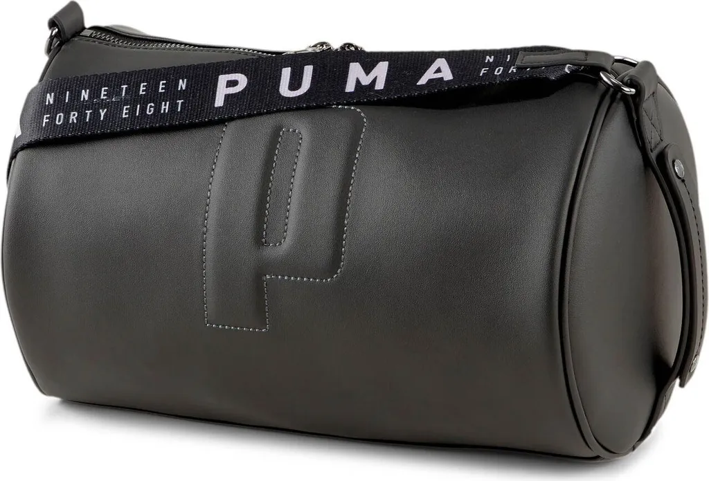 PUMA Sense Barrel Bag Black: Borsa a Tracolla Fashion Donna Nera