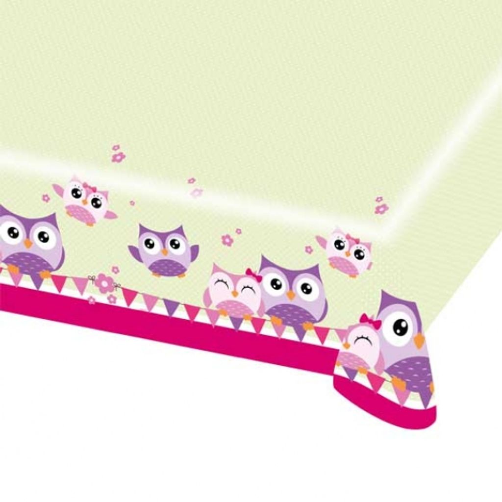 Tischdecke Eulen Party Deko Kinder Geburtstag Produktbild 