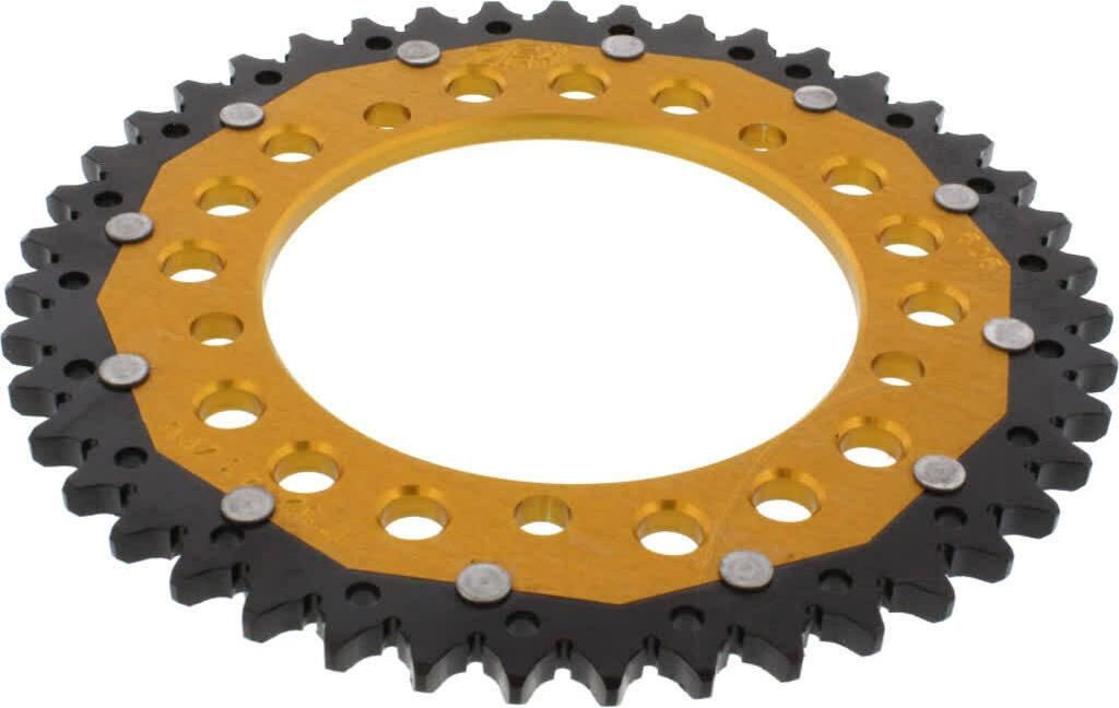 ZF Krone 43 Zähne Teilung 525 Gold Schwarz Dual ZFD-1792-43-GLD