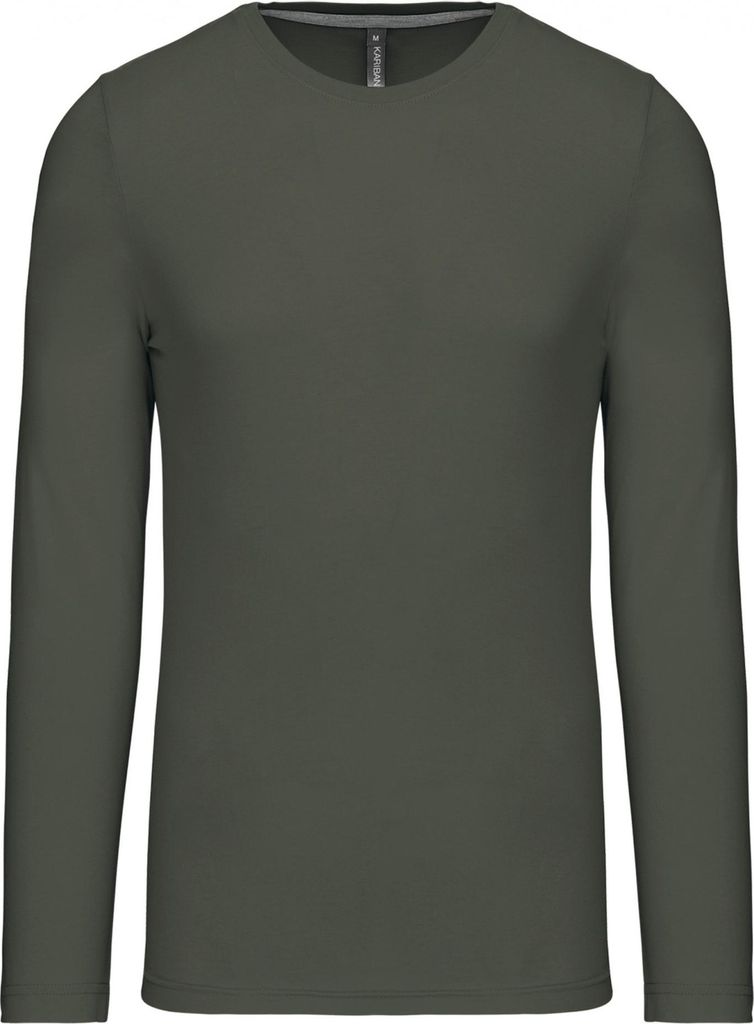 Kariban Mens long-sleeved crew neck T-shirt Produktbild 