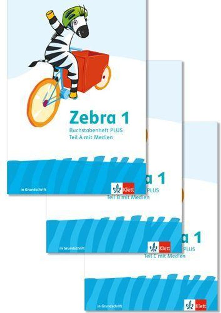 Zebra 1. Buchstabenheft Plus in Grundschrift Klasse 1 Produktbild 