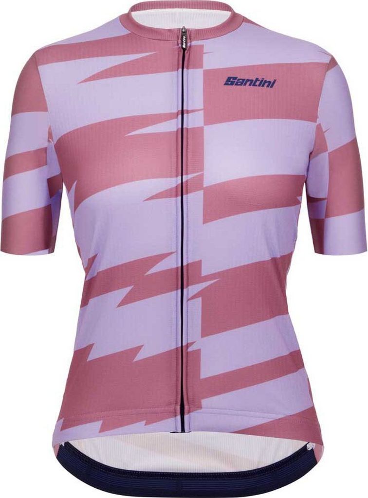 SANTINI Kurzarm Fahrradtrikot - FURIA SMART - Rosa/Lila S