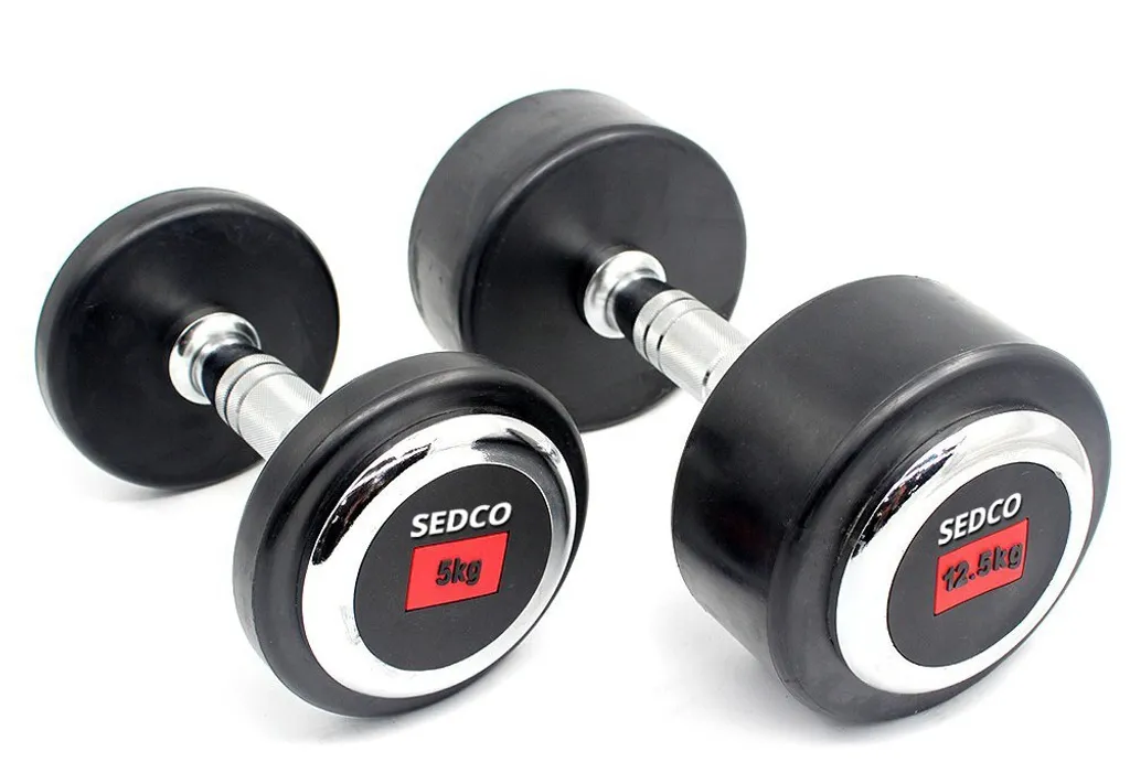 Haltère court sEDCO de 22,5 kg pour musculation et fitness à domicile