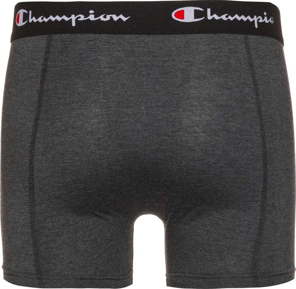 Champion Boxershorts Men Herren Unterhose Pant Boxer Unterwäsche 2er Pack, Farbe:Dark Grey Melange 3070, Bekleidungsgröße:XXL